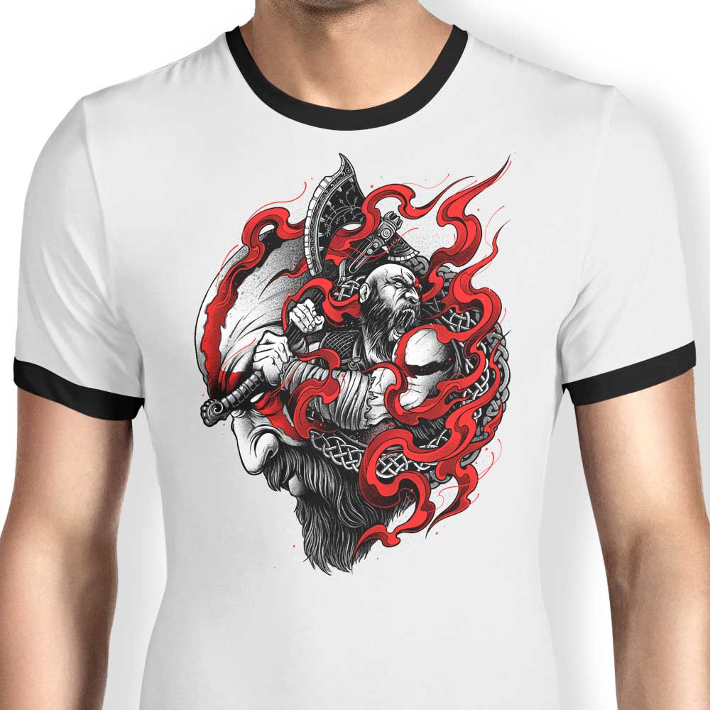 Prepare Yourself for the Battle - Stylish Ringer T-Shirt by Glitchygorilla