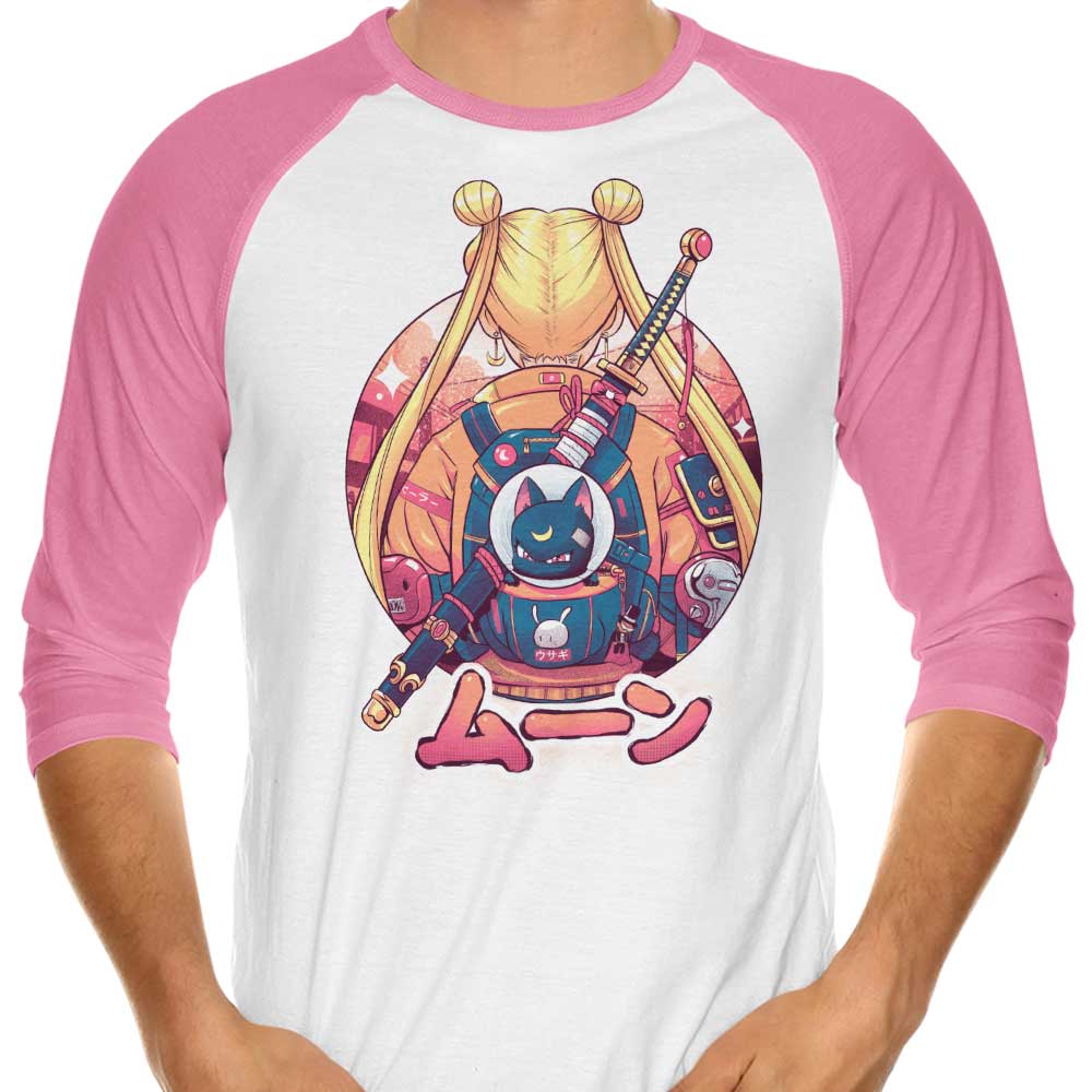 Bruno Mota Winter Moon Three - Quarter Sleeve Raglan Style T - Shirt for Casual Wear