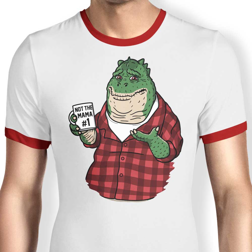 Raffiti Men's Comfortable 'Not the Mama' Ringer T - Shirt, S to 4XL