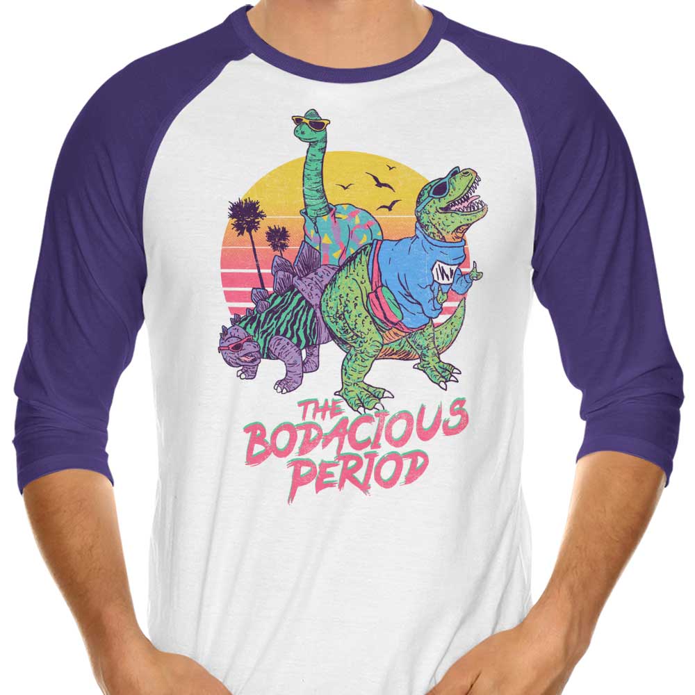 Fantastic Bodacious Period Three - Quarter Sleeve Raglan Style T - Shirt for Casual Wear
