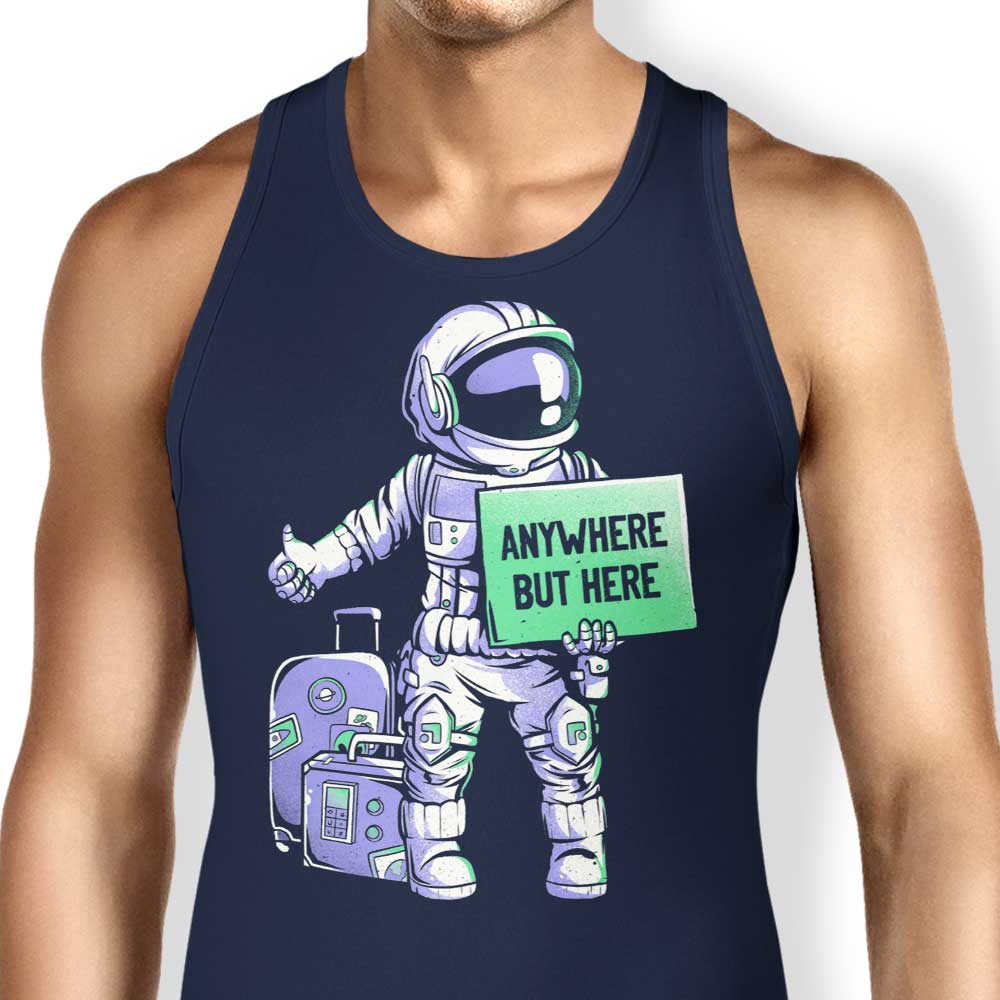 Edu.ely's 'Anywhere But Here' Comfortable Men's and Women's Tank Tops