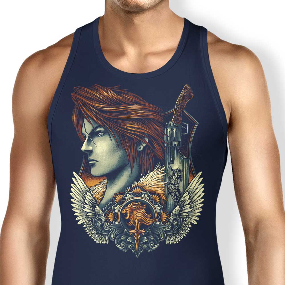 Glitchygorilla's Lion Heart Emblem Men's and Women's Comfortable Tank Tops