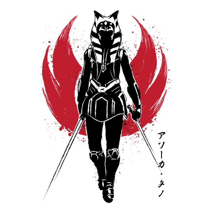 Fulcrum Sumi-e 3/4 Sleeve Raglan Style Men's or Women's T-Shirt