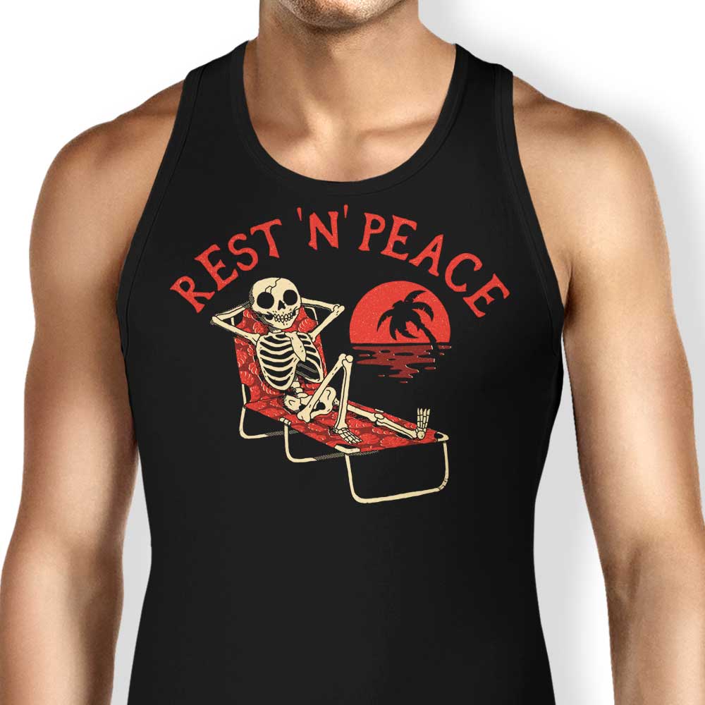 Comfortable Rest N' Peace Unisex and Women's Tank Tops