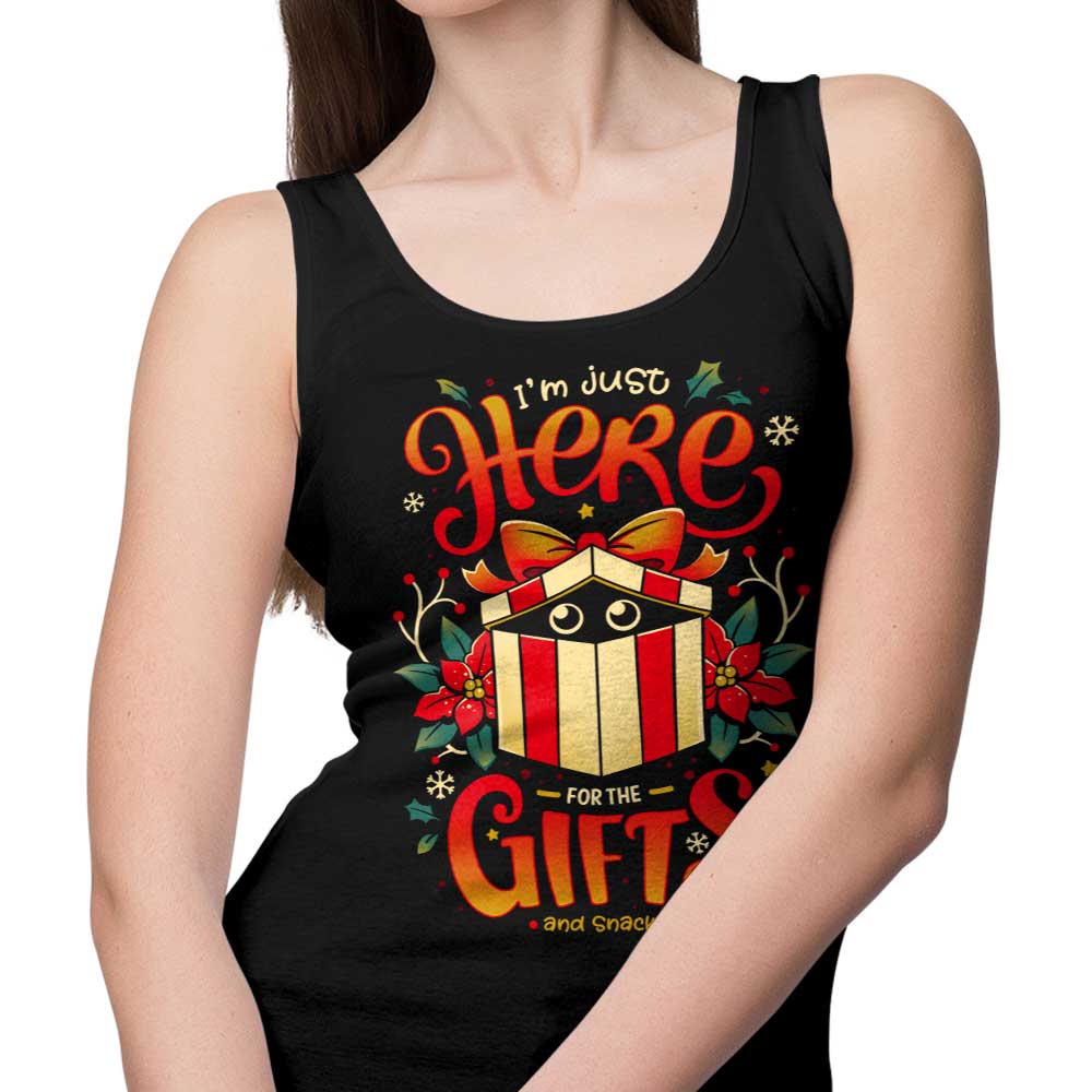 Snouleaf's Sneaky Christmas Themed Thief Design Men's and Unisex and Women's Tank Tops