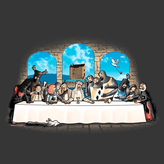 Trheewood's Holy Grail Dinner Comfortable Unisex and Women's Tank Tops