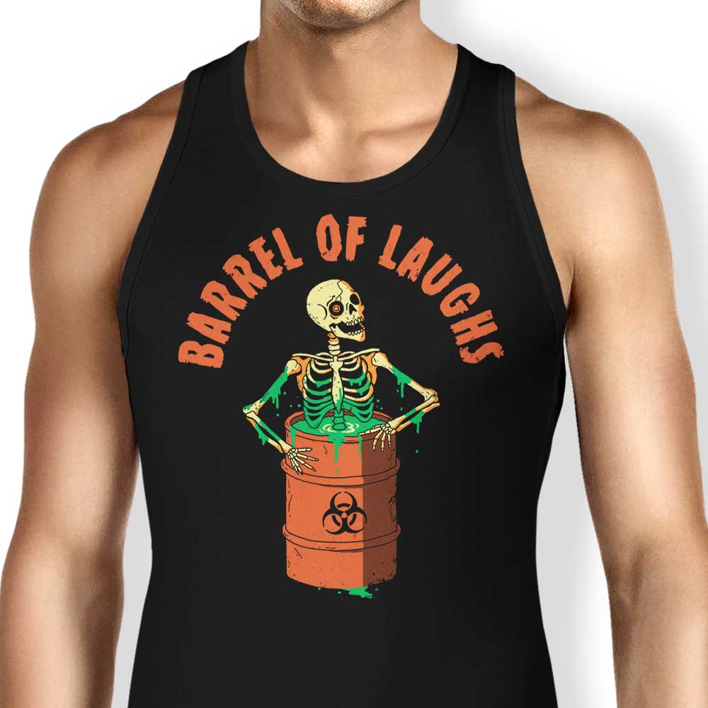 DinoMike's Cozy and Lightweight Barrel of Laughs Tank Tops for Men and Women