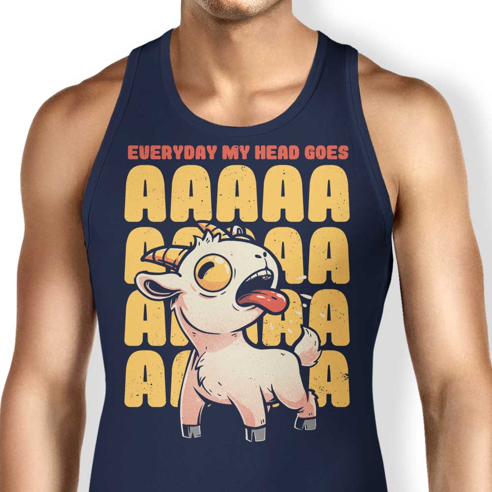 Comfortable 'My Head Goes' Unisex and Women's Tank Tops
