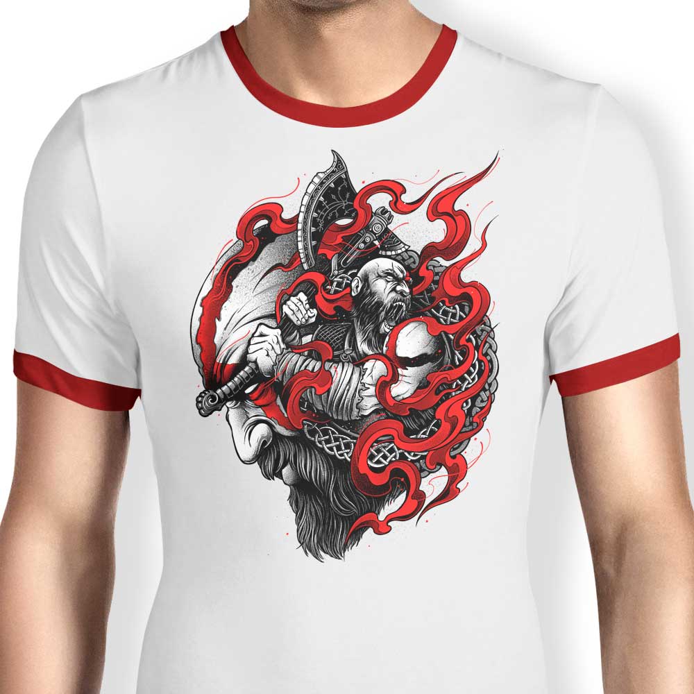 Prepare Yourself for the Battle - Stylish Ringer T-Shirt by Glitchygorilla