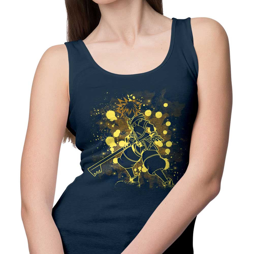 Soulkr's Inked Keyblade Comfortable Men's/Unisex and Women's Tank Tops