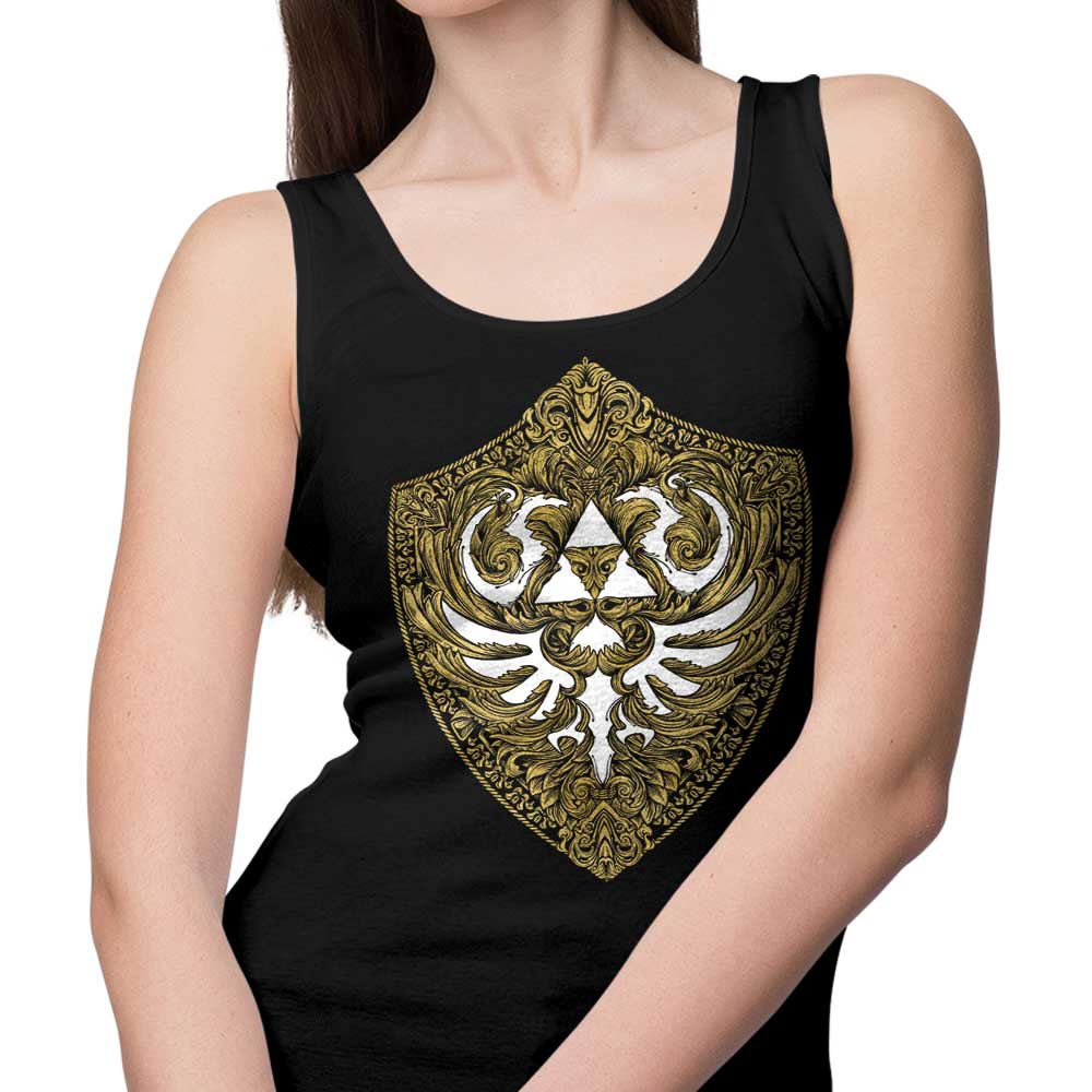 Hylian Victoriana Gold-themed Men's and Women's Tank Top Apparel