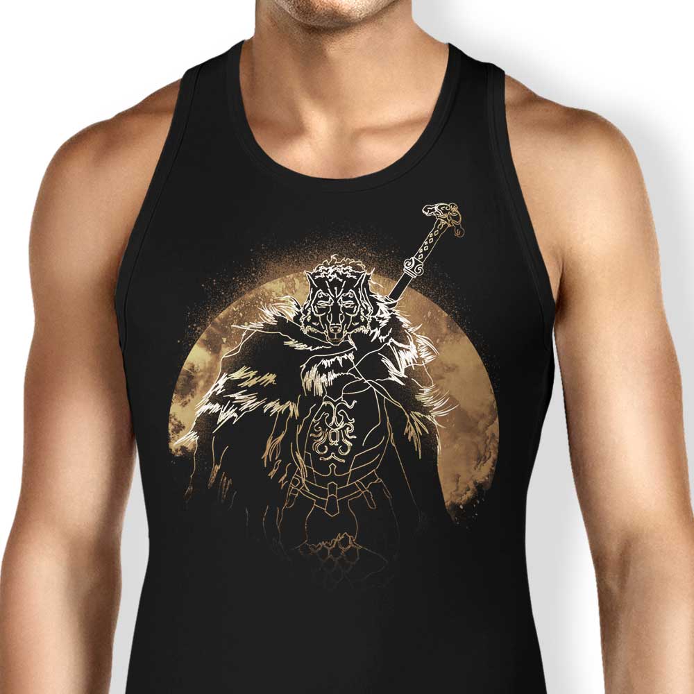 Comfortable Half Wolf Orb Men's and Women's Tank Tops