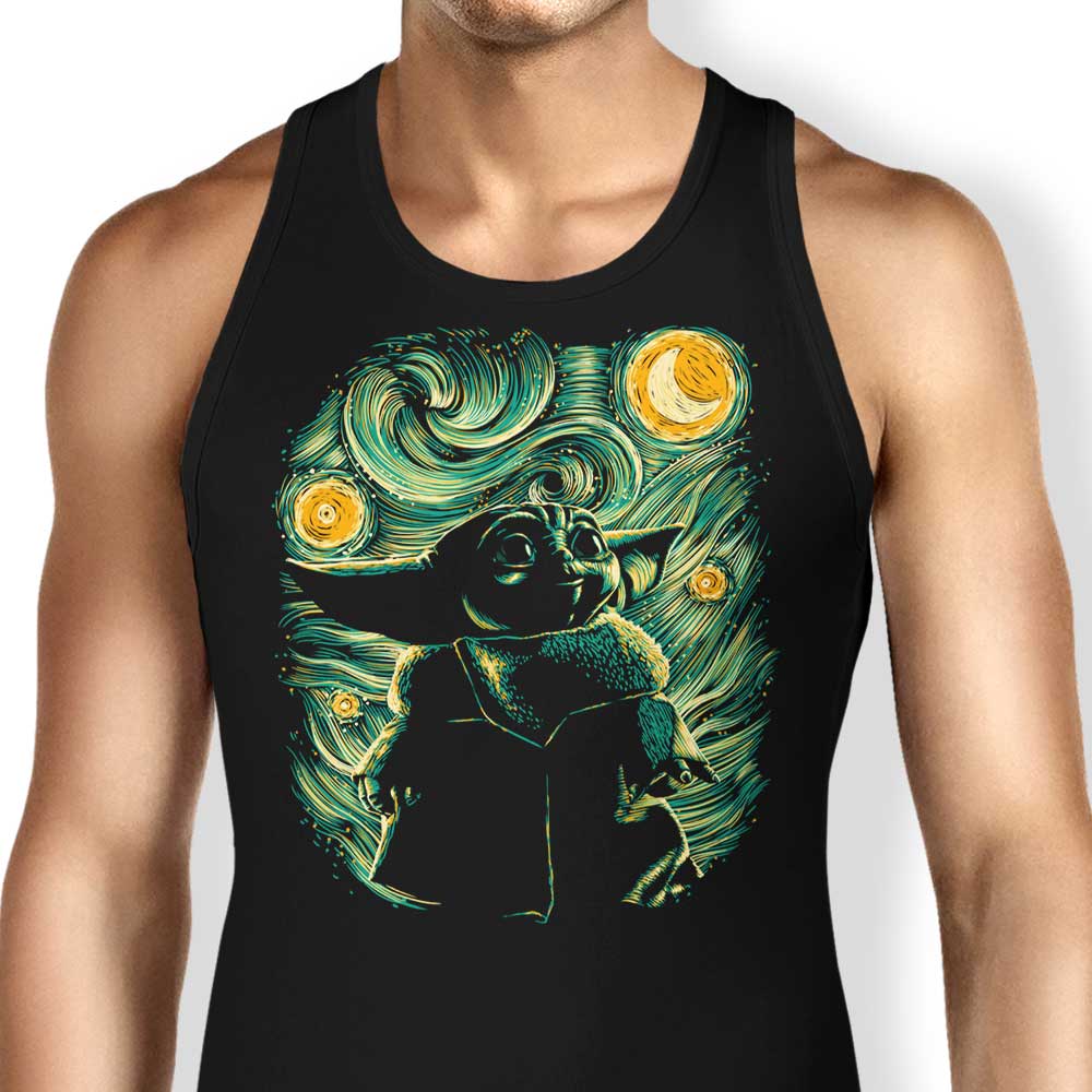 Ddjvigo's Soft and Comfortable Starry Child Tank Tops for Men and Women