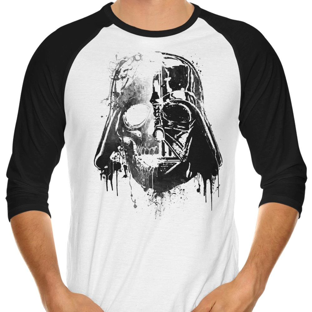 Alemaglia's Cool Darth Skull 3/4 Sleeve Raglan T-Shirt