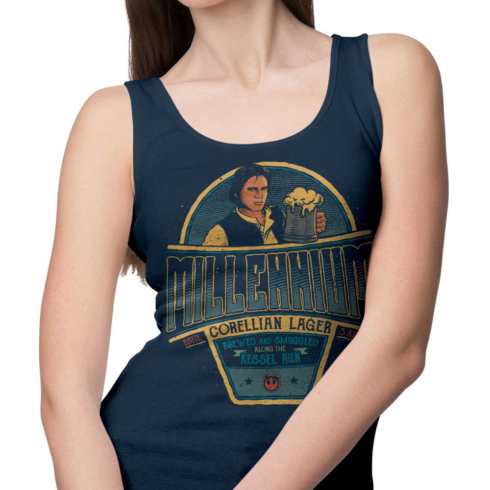 Millennium Lager Branded Unisex and Women's Tank Top Apparel
