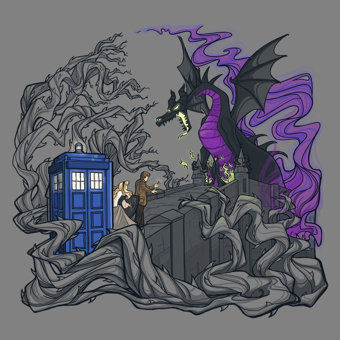 Karen Hallion's 'And Now You Deal with Me O' Doctor' 3/4 Sleeve Raglan T - Shirt