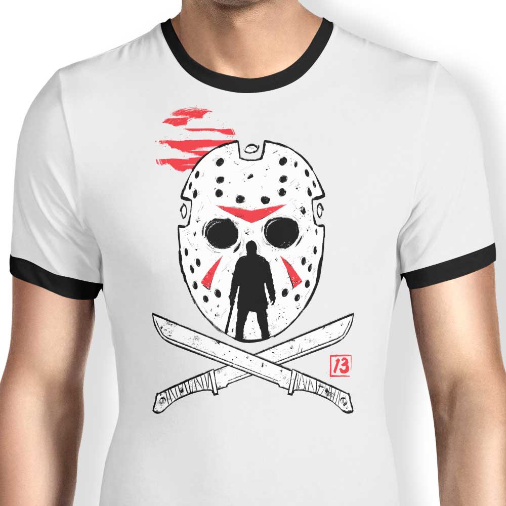 Friday Ink Men's Classic Ringer Style Cotton T-Shirt