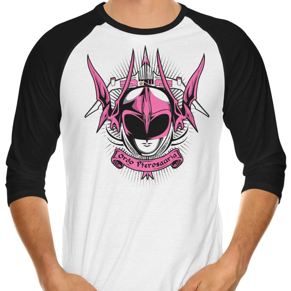 Rosea Ordo Pterosauria Stylish 3/4 Sleeve Raglan T-Shirt by Prime Premne Design