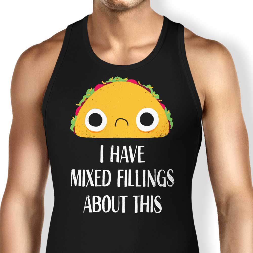 DinoMike's Soft and Comfortable Mixed Fillings Tank Tops for Men, Women, and Unisex
