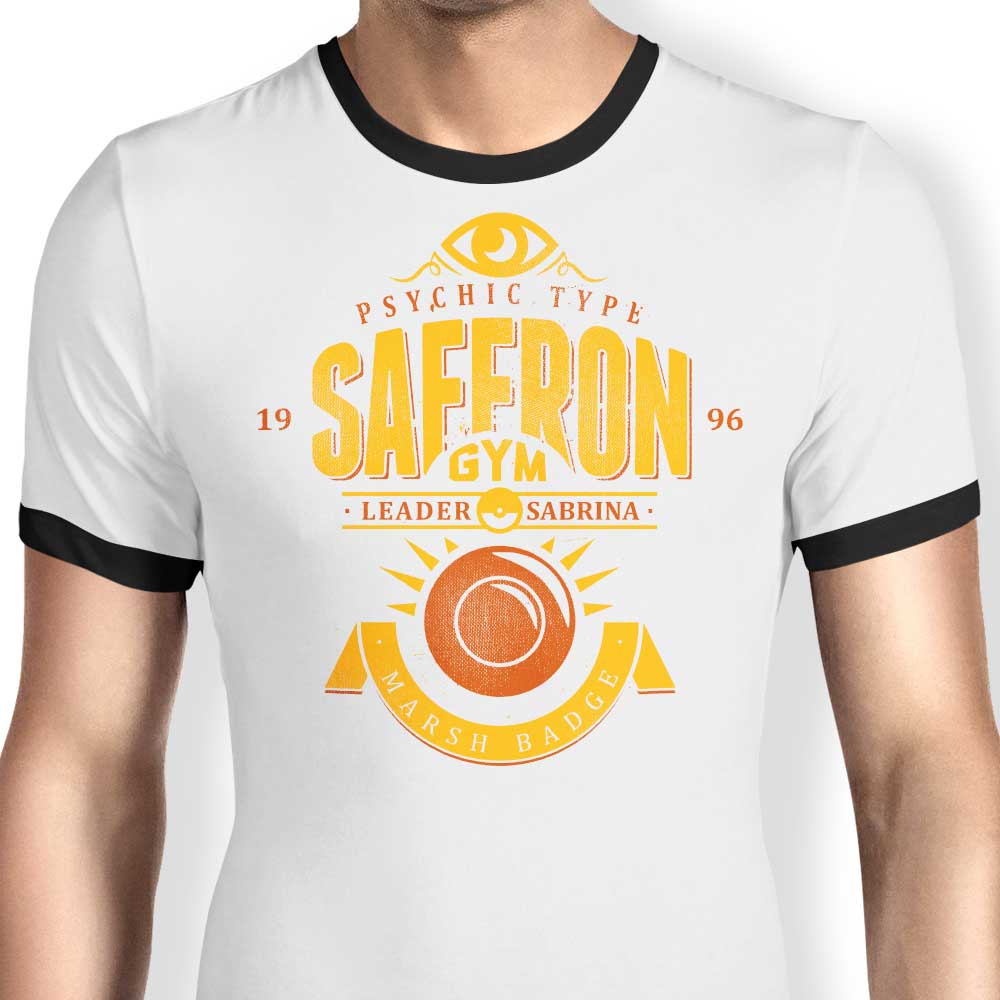 Azafran's Men's Saffron City Gym Stylish Ringer T - Shirt in S - 4XL Sizes