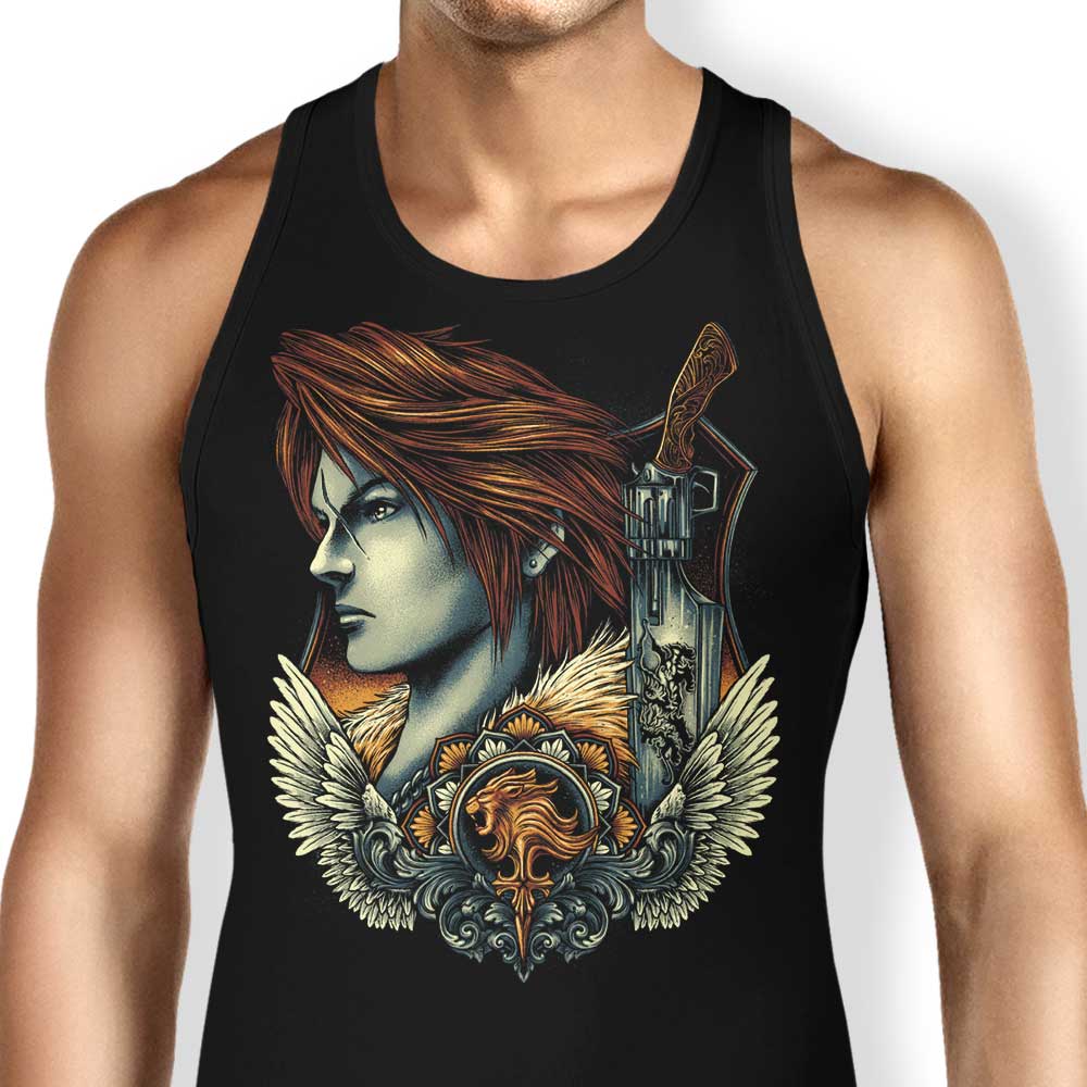 Glitchygorilla's Lion Heart Emblem Men's and Women's Comfortable Tank Tops