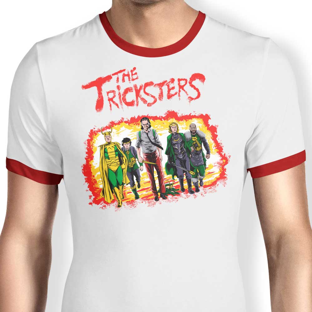 Zascanauta Men's Comfortable 100% Cotton Ringer T-Shirt - The Tricksters