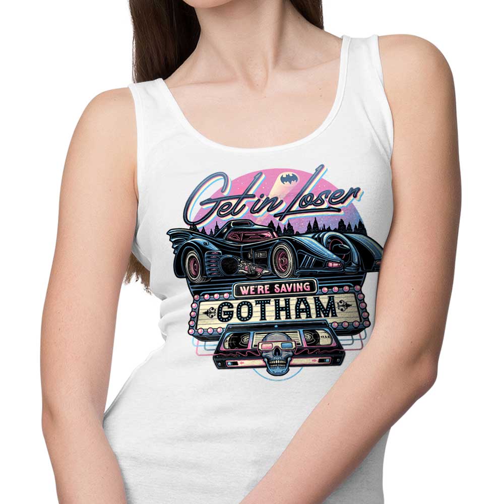 Momma Gorilla Inspired - We're Saving Gotham Tank Top for Trendy Wear