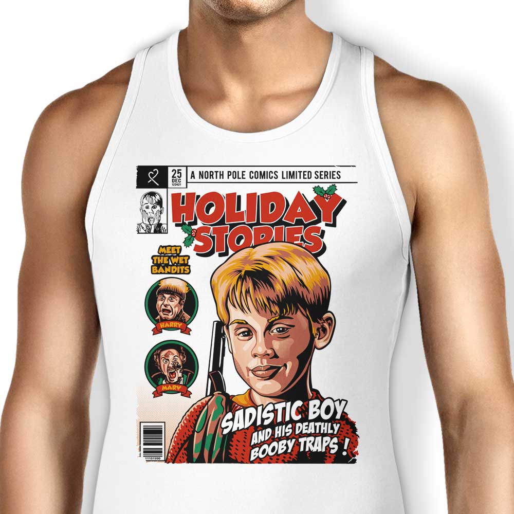 Comfy DAObiwan Kevin's Holiday Stories Tank Tops for Men and Women