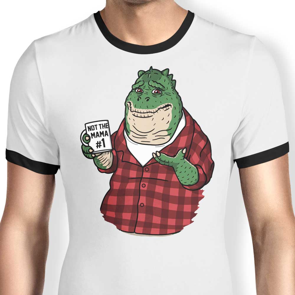 Raffiti Men's Comfortable 'Not the Mama' Ringer T - Shirt, S to 4XL