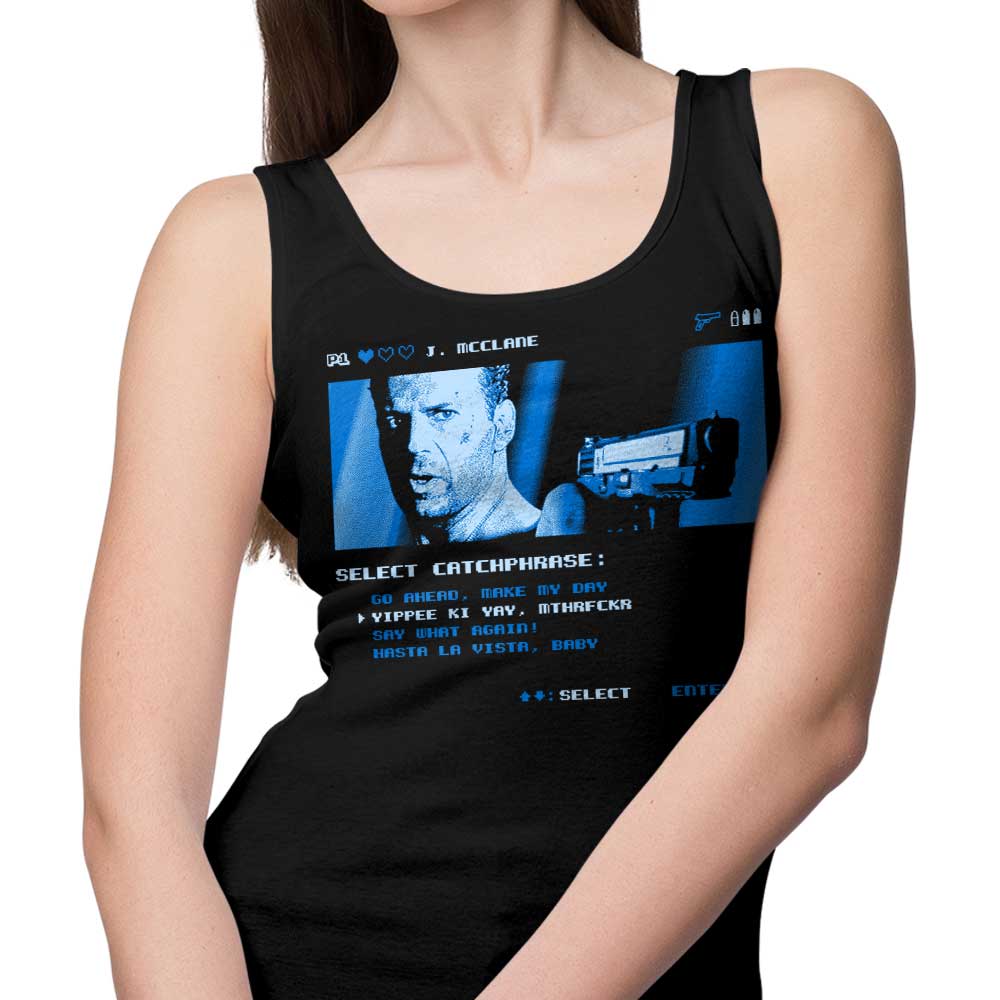 Teesgeex Yippee Ki Yay Stylish Men's and Women's Tank Tops