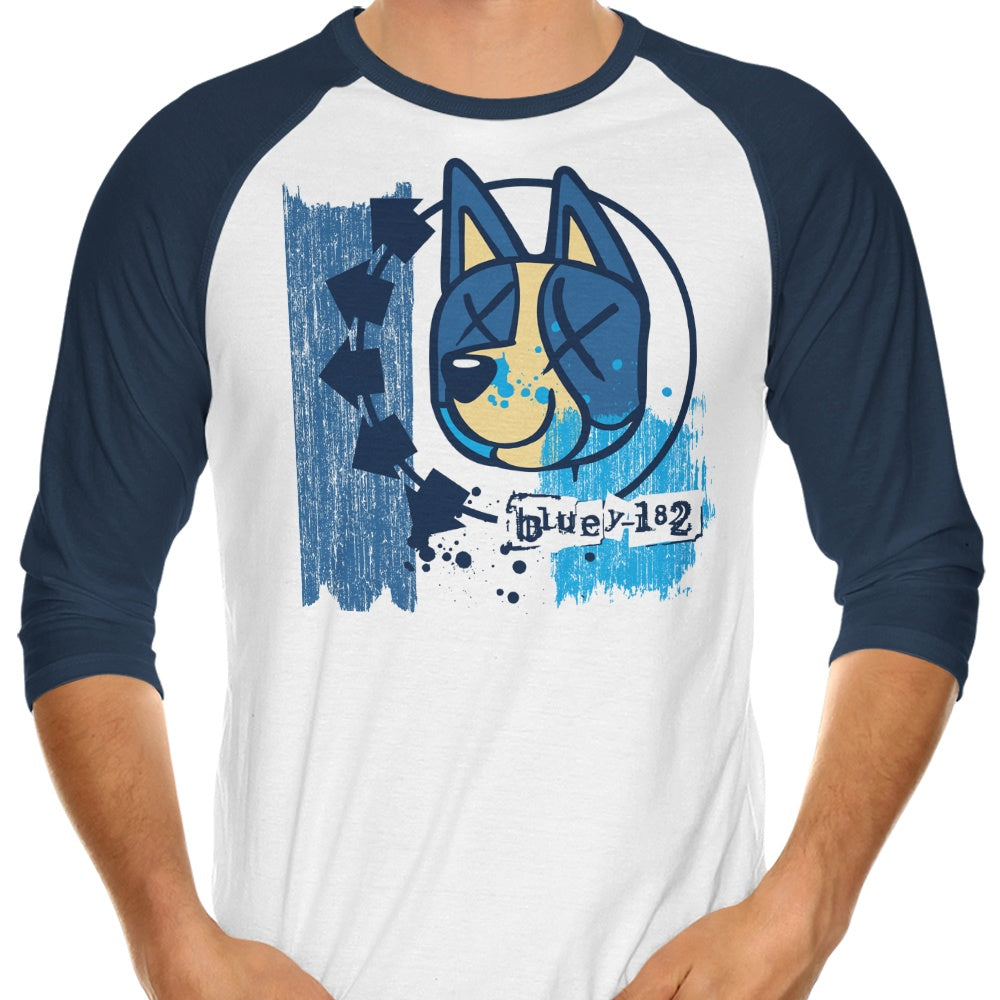 Bluey 182 Three - Quarter Sleeve Raglan Style T - Shirt
