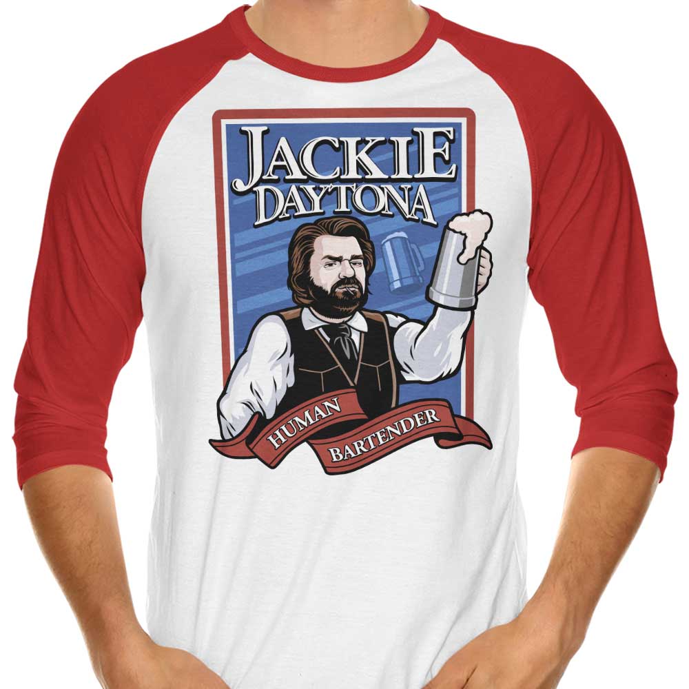 Jackie Daytona Men's 3/4 Sleeve Raglan Casual T-Shirt