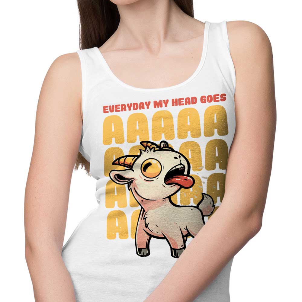 Comfortable 'My Head Goes' Unisex and Women's Tank Tops