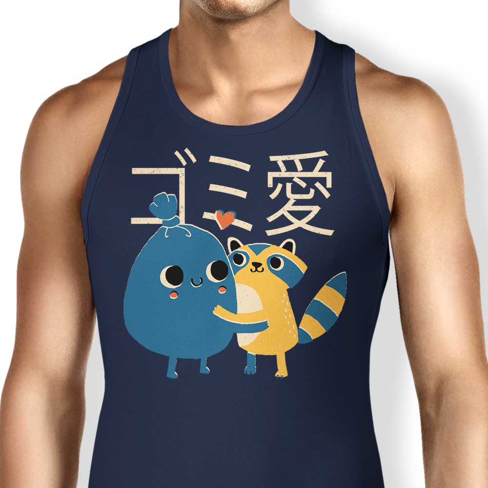 Comfy and Lightweight 'Trash Love' Men's/Unisex and Women's Tank Tops