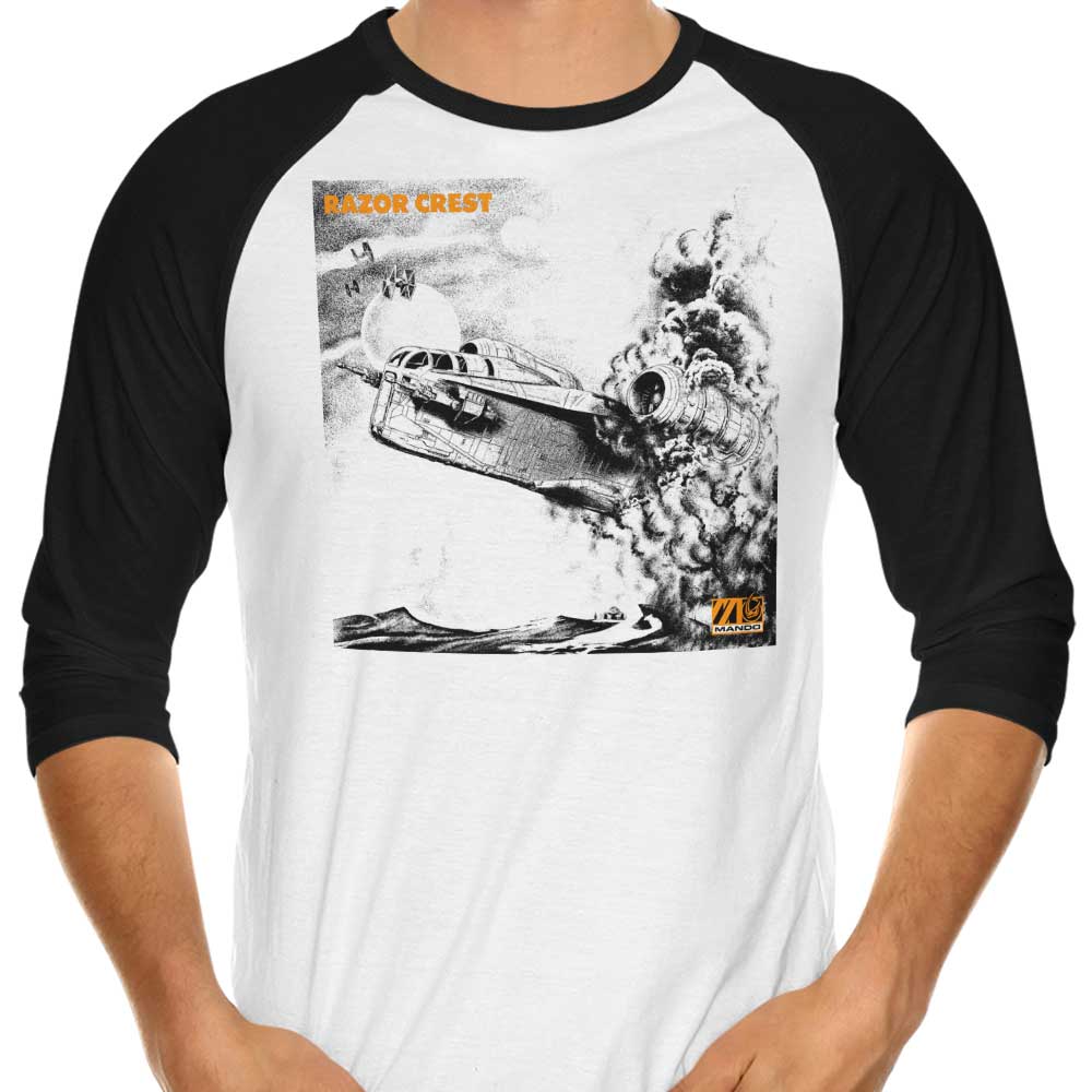 CappO LED Crest 3/4 Sleeve Stylish Raglan T-Shirt
