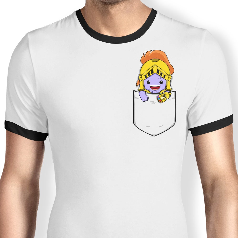 Donnie Illustrations Infinity Teerion Men's Stylish Ringer T - Shirt