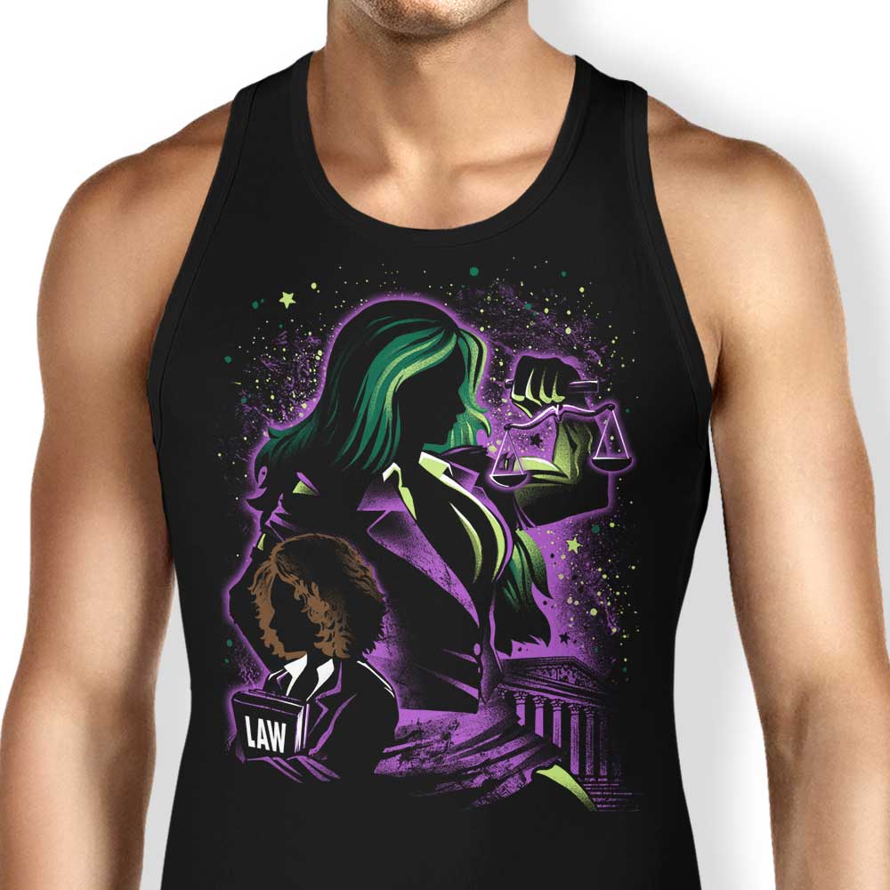 Alemaglia's Comfortable Strong Lawyer Unisex and Women's Tank Tops