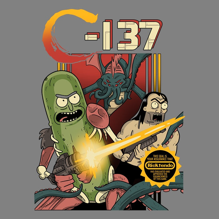 Schwifty Squad Three - Quarter Sleeve Raglan Style T - Shirt