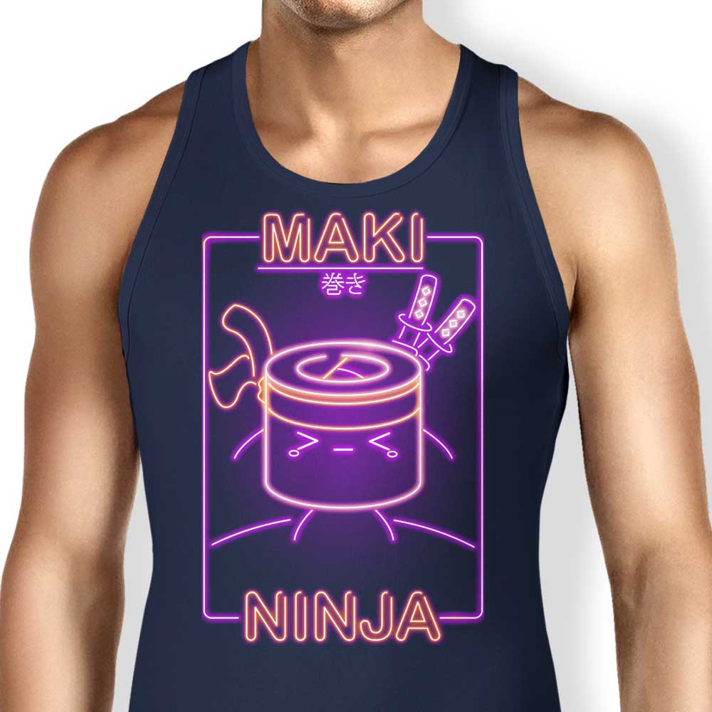 Donnie Illustrations' Neon Maki - Ninja Men's and Unisex/ Women's Fashionable Tank Tops