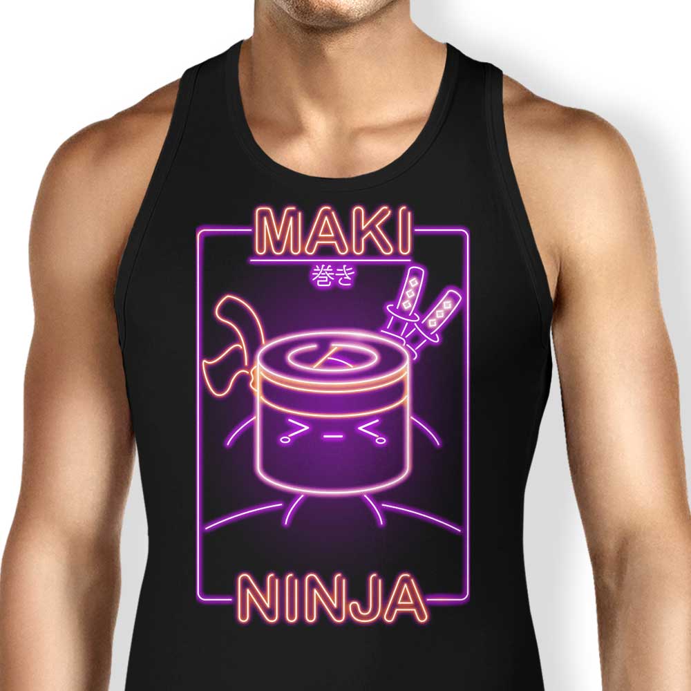 Donnie Illustrations' Neon Maki - Ninja Men's and Unisex/ Women's Fashionable Tank Tops