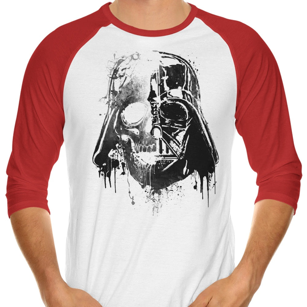 Alemaglia's Cool Darth Skull 3/4 Sleeve Raglan T-Shirt