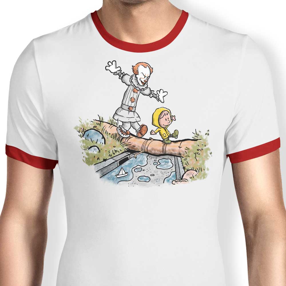 Paula Garcia's 'Can I Have My Boat' Men's Ringer Style Cotton T - Shirt