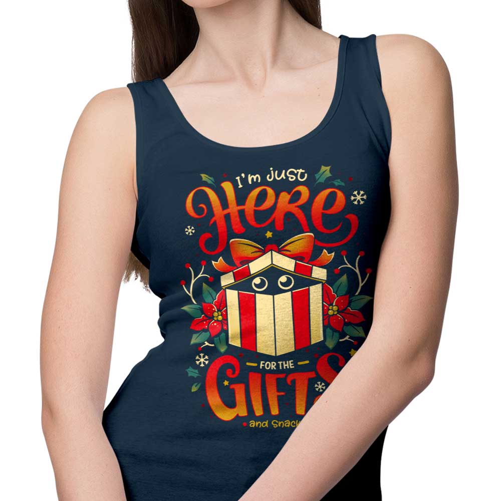 Snouleaf's Sneaky Christmas Themed Thief Design Men's and Unisex and Women's Tank Tops