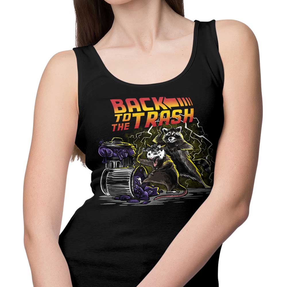 Zascanauta's Back to the Trash Men's and Women's Comfortable Tank Tops