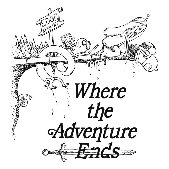 3/4 Sleeve Raglan T-Shirt - The Conclusion of the Adventure