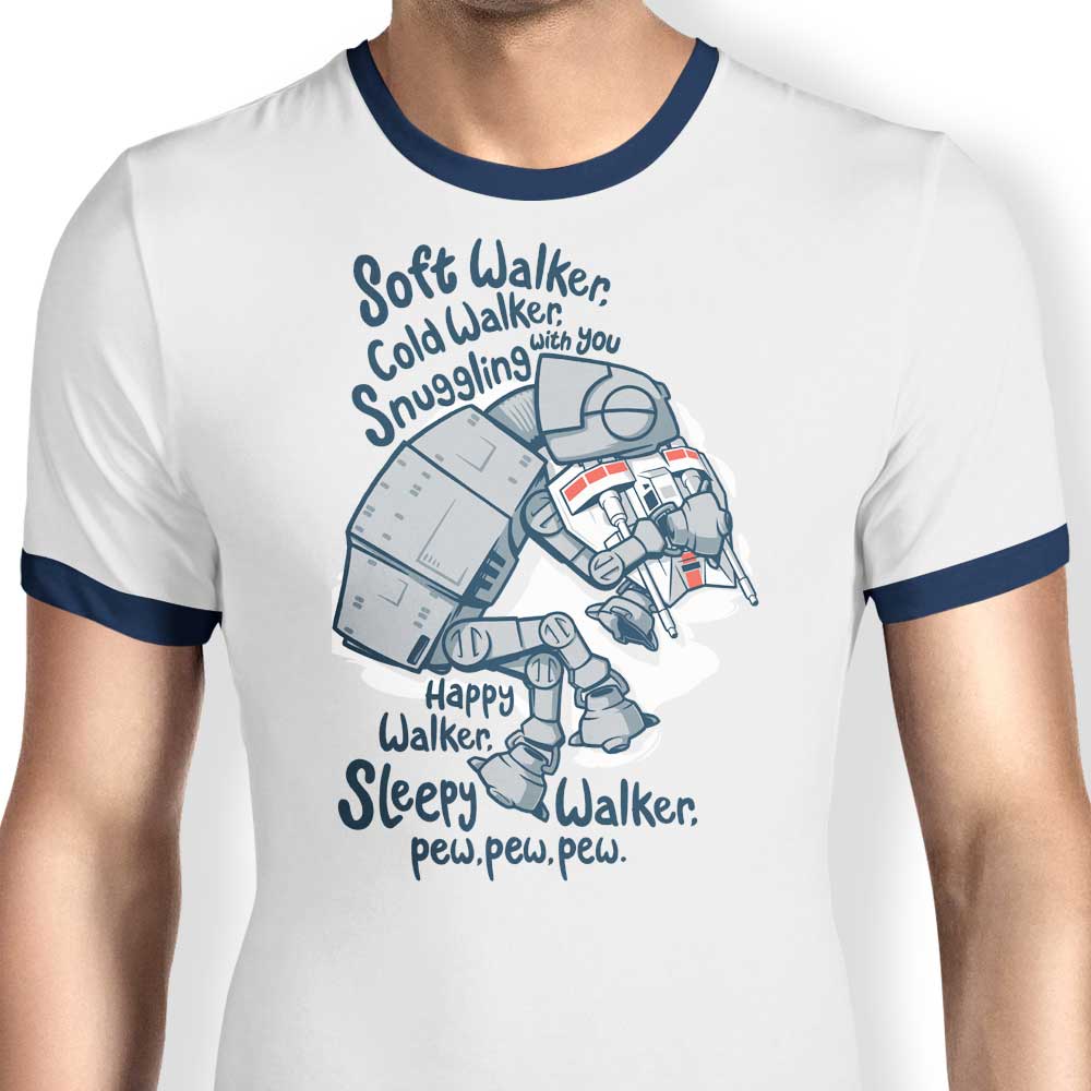 Comfortable Soft Walker Ringer Style T-Shirt by RebelArt