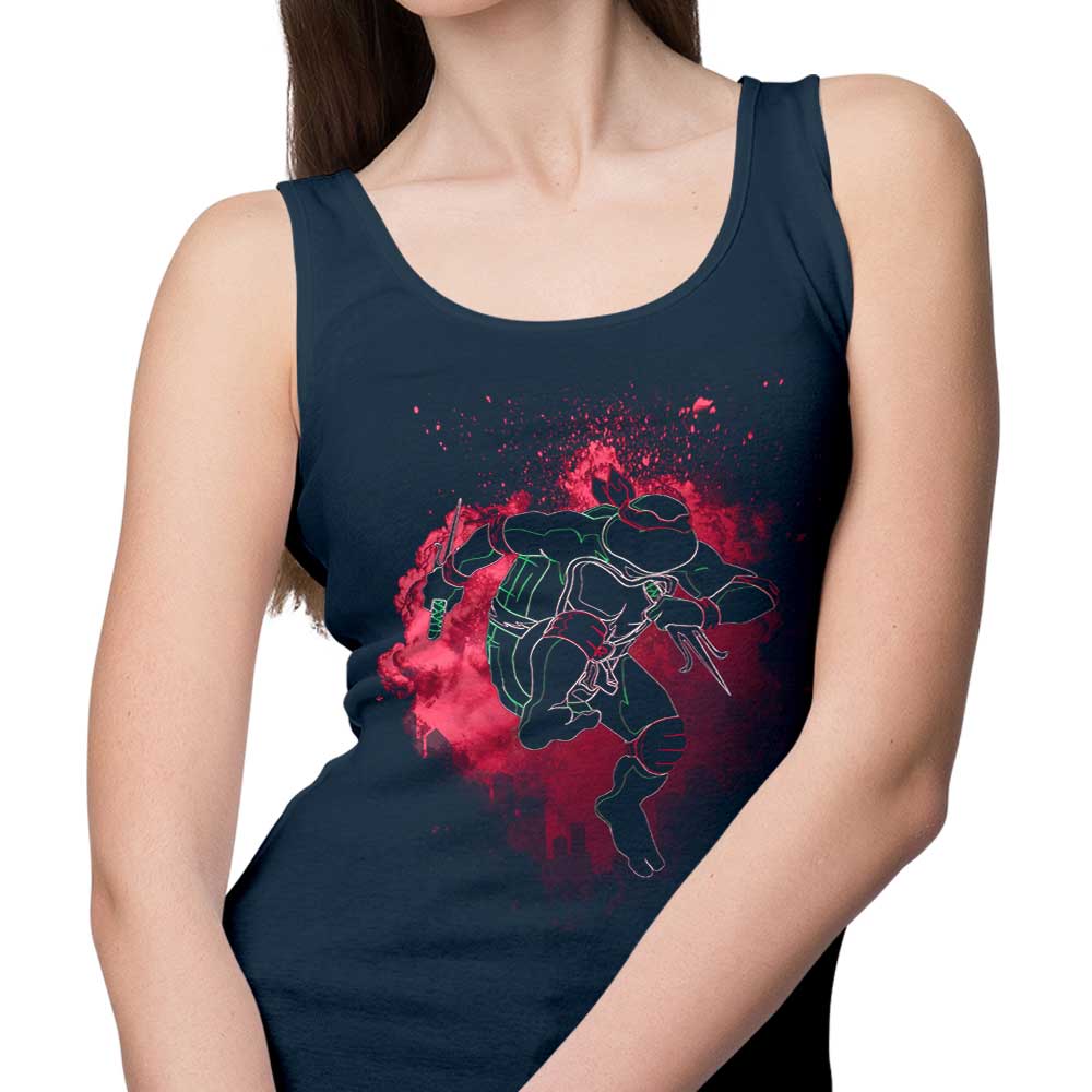 Donnie Illustrations' Red Soul-themed Men's and Women's Unisex Tank Tops