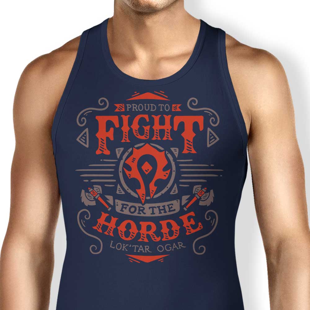Horde-Themed Combat-Inspired Men's and Women's Tank Tops for Battle Enthusiasts