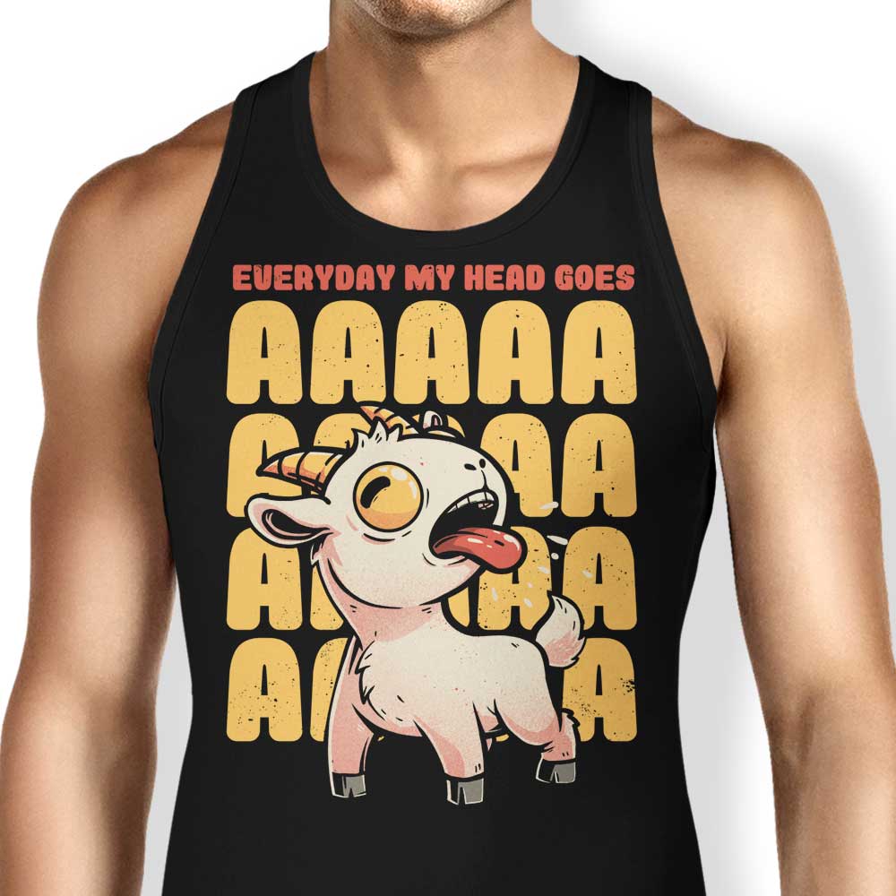 Comfortable 'My Head Goes' Unisex and Women's Tank Tops