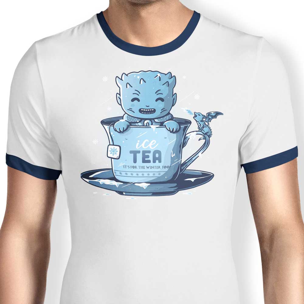 Wight Tea Branded Men's Ringer Style T-Shirt